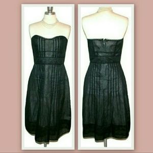 CUTE & SEXY LACE TRIM & LINE ACCENT SHIFT DRESS 12